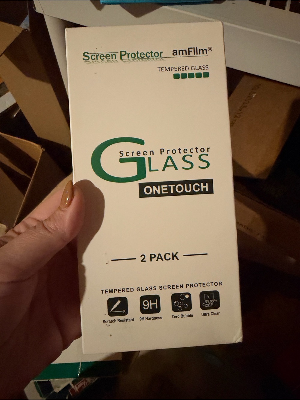 OneTouch Tempered Glass Screen Protector - (2 Pack) — iPhone 12 Pro Max